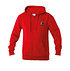 SC Freiburg Zip-Jacke Basic "Wappen" rot (1)