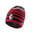 Wendebeanie "NE Stripes" rot/schwarz (1)