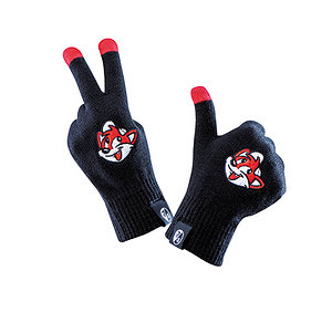 Kinder Handschuhe "Füchsle" schwarz