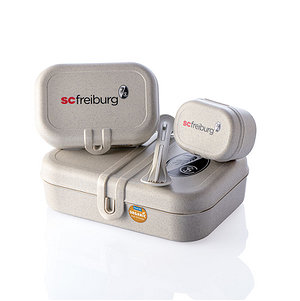 Lunchbox-Set 4-teilig "koziol - organic" sand