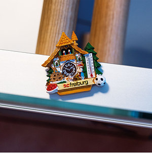 Magnet "Kuckuck Wetterhaus" Polyresin