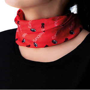 Multifunktionstuch "scfreiburg" rot