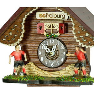 Quarz-Kuckulino "SC Freiburg"