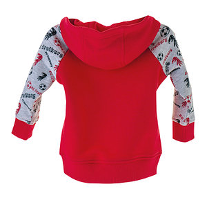 SC Freiburg Baby Hoodie "Wappen" rot-grau