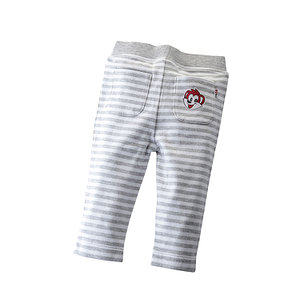 SC Freiburg Baby-Hose "Streifen" weiß-grau