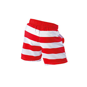 SC Freiburg Badehose "Streifen" Erw. rot-weiß