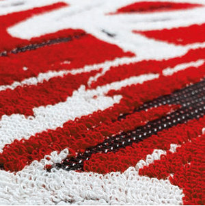 SC Freiburg GOTS Handtuch "SCF" rot 50x100 cm