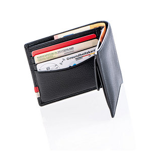 SC Freiburg Geldbörse Leder schwarz