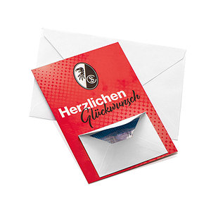 SC Freiburg Grußkarte "Glückwunsch"