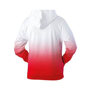 SC Freiburg Hoodie "Verlauf Wappen" weiß-rot