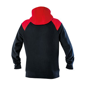 SC Freiburg Kapuzenhoodie "Block" schwarz-rot