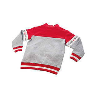 SC Freiburg Kinder Anzugsjacke grau-rot