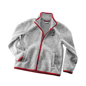 SC Freiburg Kinder Fleecejacke grau