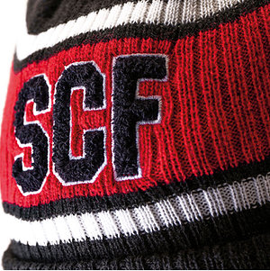 SC Freiburg Kindermütze schwarz/rot