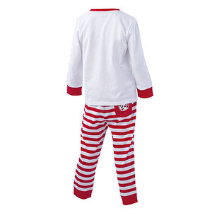 SC Freiburg Kinderschlafanzug "weiß-rot" GOTS