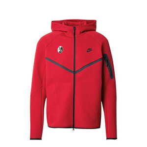 SC Freiburg NIKE Tech Fleece Sweatjacke rot