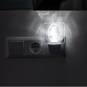 SC Freiburg Nachtlicht Acryl "Wappen transparent