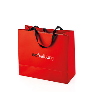 SC Freiburg Papiertragetasche rot 40x36 cm