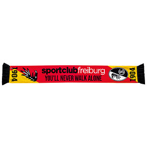 SC Freiburg Schal "Südbaden" HD rot/gelb