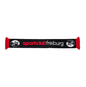 SC Freiburg Fan Schal 15x140cm - Offizielles Lizenzprodukt + Gratis Aufkleber