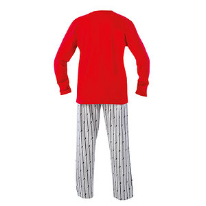 SC Freiburg Schlafanzug "Greif" grau-rot