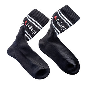 SC Freiburg Socken "Streifen" schwarz