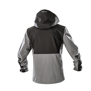 SC Freiburg Softshelljacke "Colorblock" 26/27 schwarz-grau