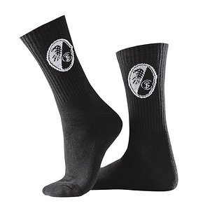 SC Freiburg Sportsocken "Wappen" 2er Set schwarz/weiß