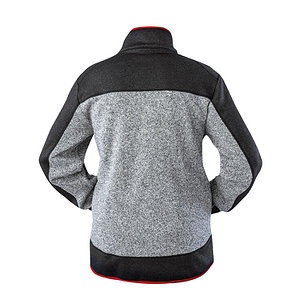 SC Freiburg Strickfleece Jacke "Block" dunkelgrau melange