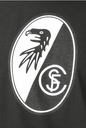 SC Freiburg T-Shirt "Basic Wappen" schwarz