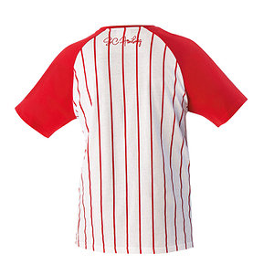 SC Freiburg T-Shirt "Retro Streifen" rot-weiß