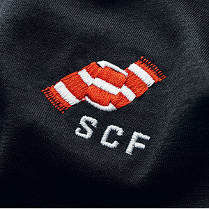 SC Freiburg T-Shirt "Schal" schwarz
