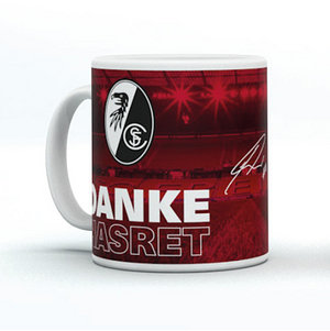 SC Freiburg Tasse "Danke Hasret"