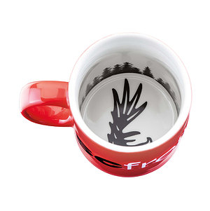 SC Freiburg Tasse "Relief 2.0" rot-weiß