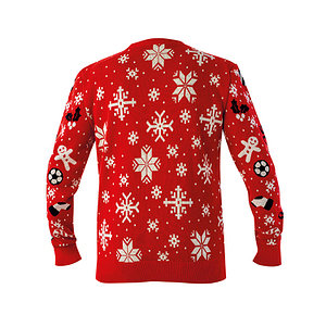 SC Freiburg Weihnachtspullover 24/25 rot