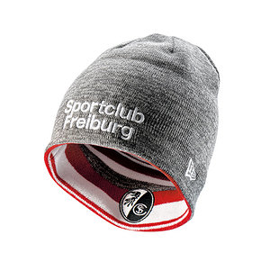 SC Freiburg Wendebeanie "NE Logo" rot-weiß-grau