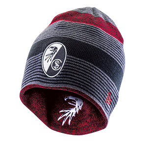 Wendebeanie "NE Greif/Wappen" rot/grau